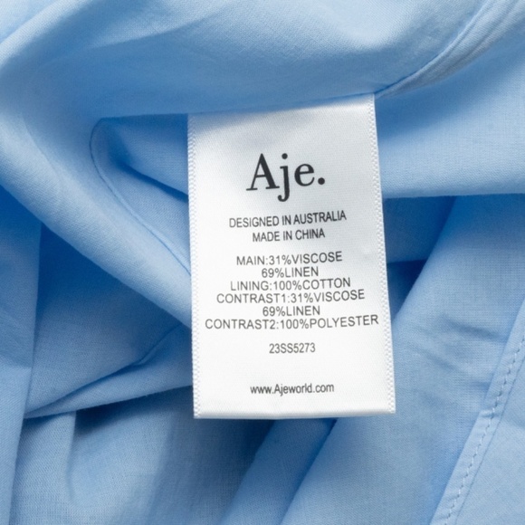 Aje. Adelia Ruffle Midi Dress. - Picture 13 of 15